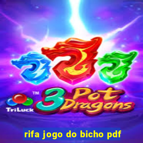 rifa jogo do bicho pdf